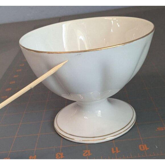 Noritake Azalea Grapefruit Bowl Footed Pedestal 19322 Porcelain - Picture 3 of 11